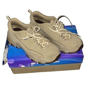Skechers D'Lites Sneakers Walking Shoes Comfort Everyday‎ Wear Beige 10 classic